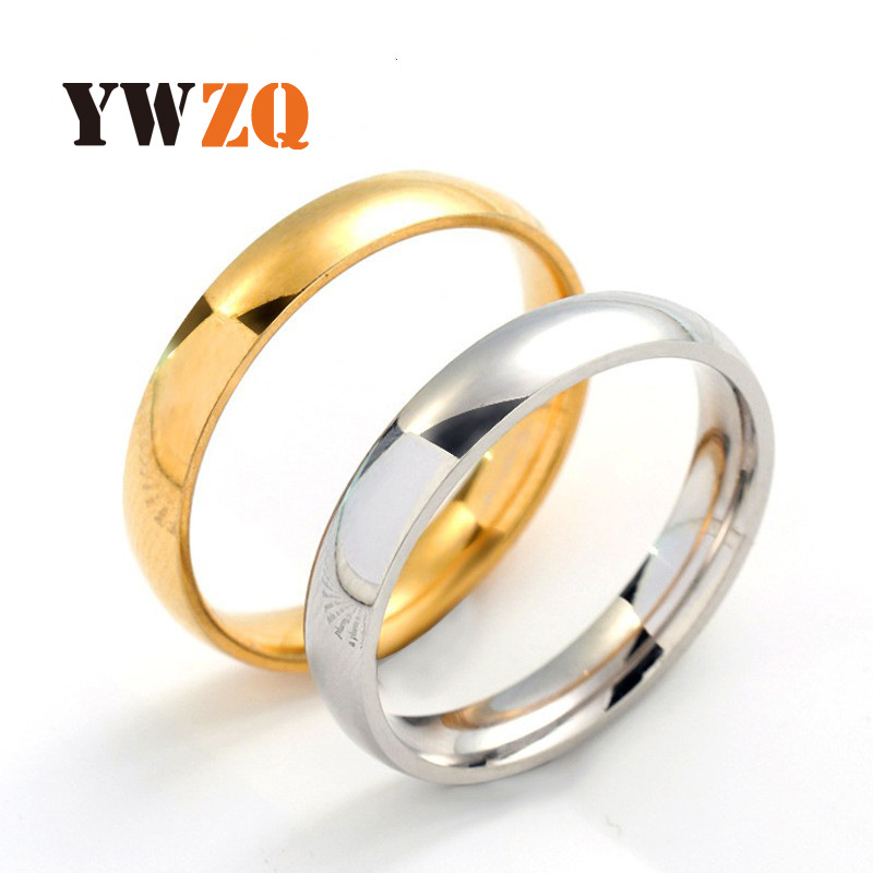 Women'S Accessories Manufacturers - Aksesuarlar titanyum çelik yüzük 4mm kavisli