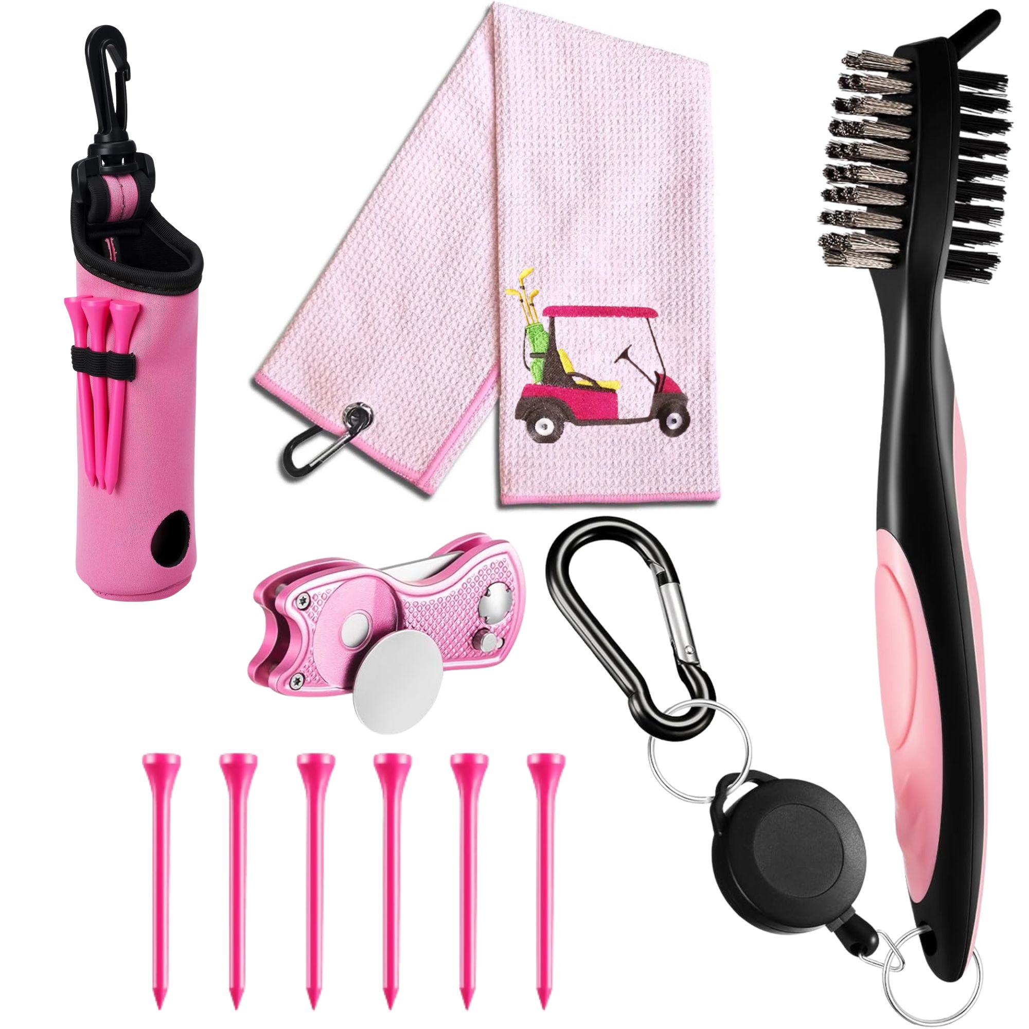 Women'S Golf Accessories - 10 Parça Golf Aksesuar Seti, Kancalı