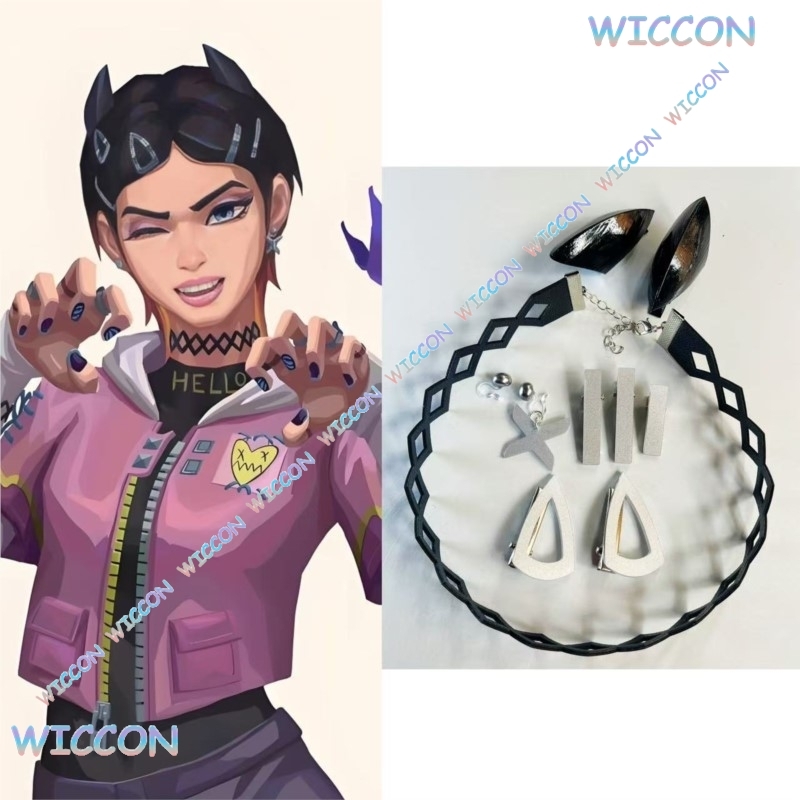 Young Women'S Accessories - Valorant Karanfil Klip Yaka Kelebek Küpe