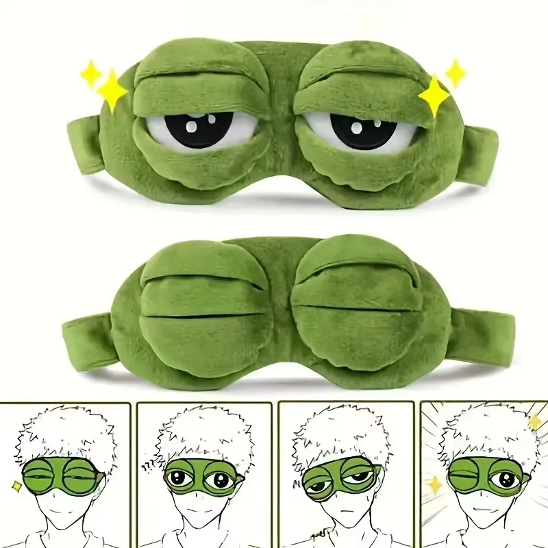 Young Women'S Accessories - Kurbağa Şekilli Göz Maskesi Parti Oyunu