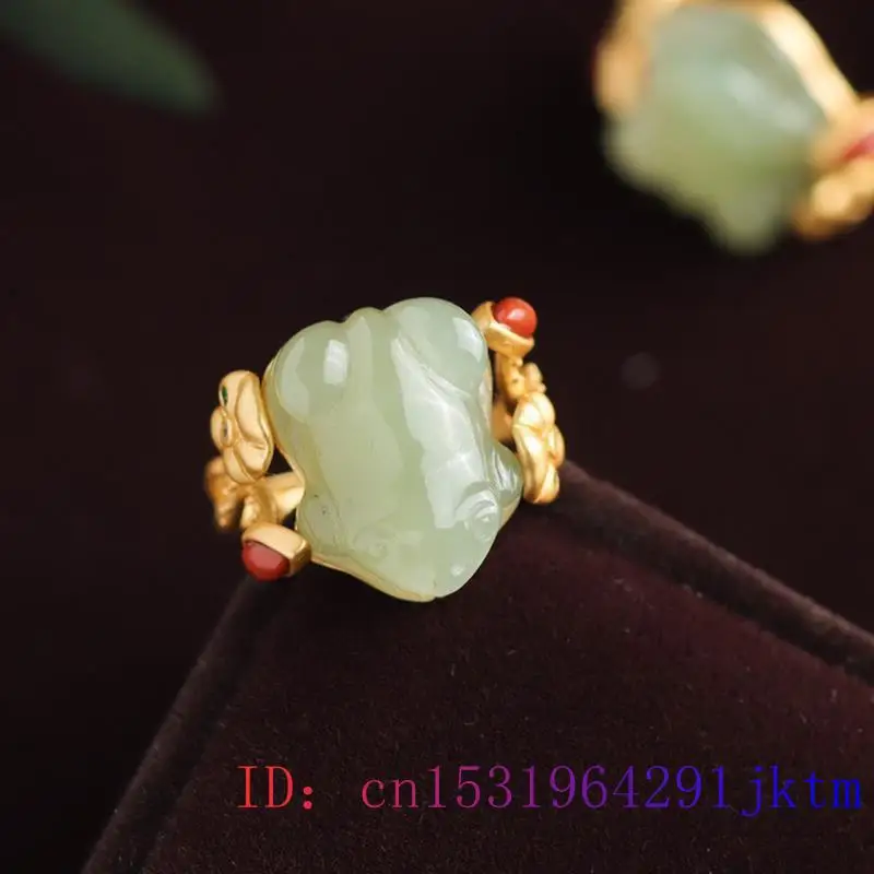 Yeşil yeşim kurbağa yüzük Char - Women Accessories Trending incelemesi ve fiyatı