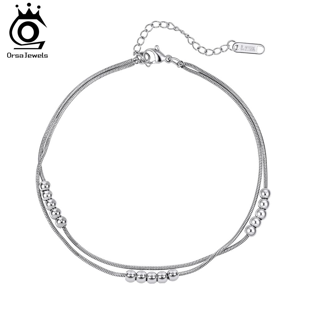 ORSA JEWELS Vintage Katmanlı H - Beaded Anklet Chain incelemesi ve fiyatı