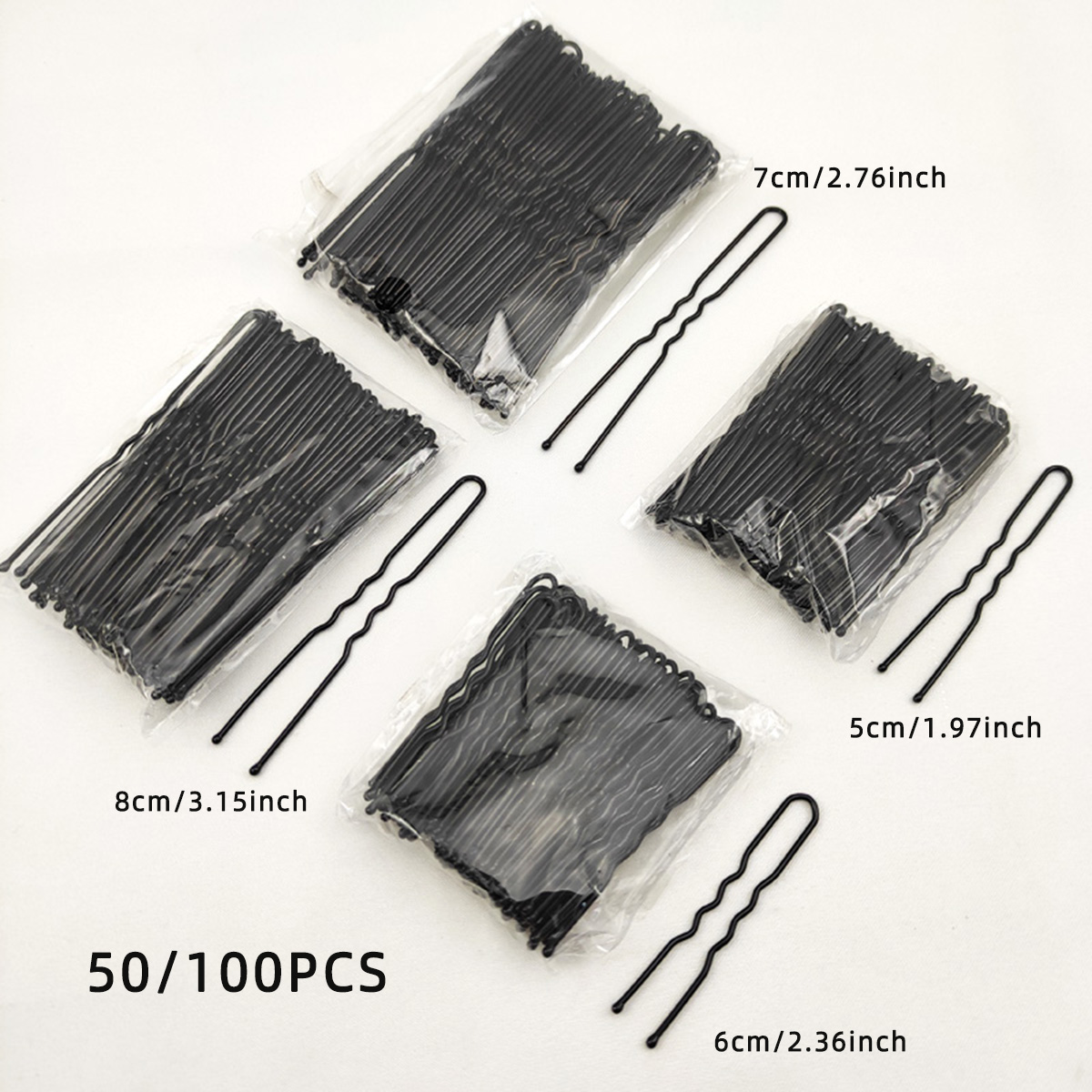 50/100 adet kadın 5/6/7/8 cm s - Young Women'S Accessories incelemesi ve fiyatı