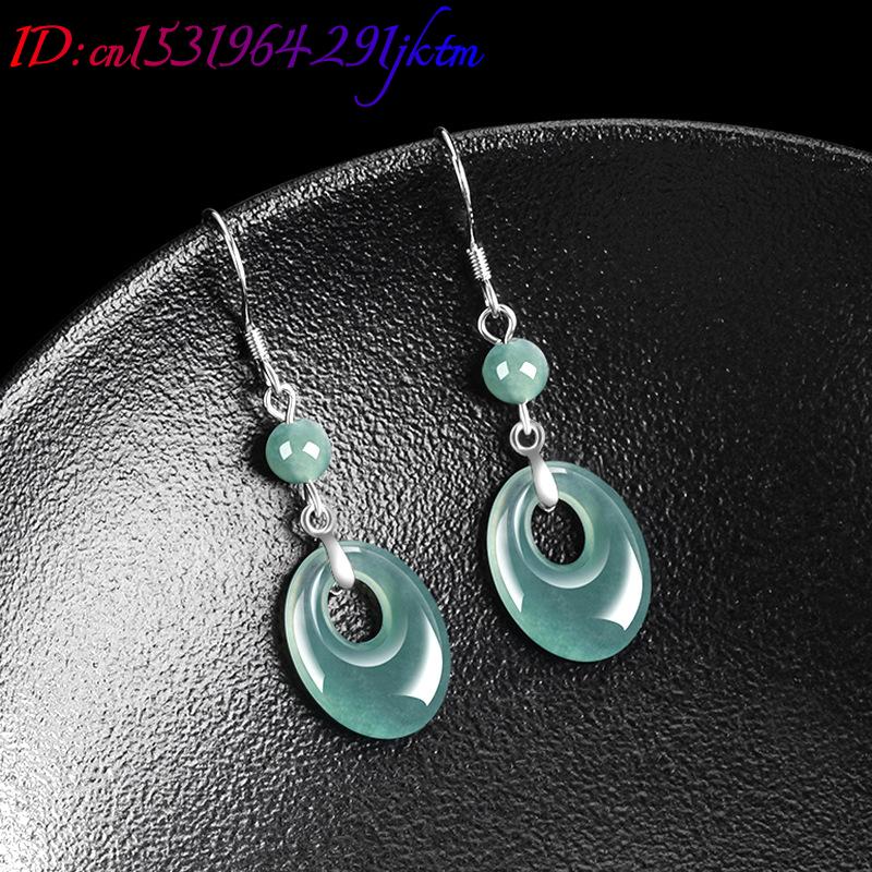 Myanmar Jadeite Yüzük Küpe 925 - Women Accessories For Gift incelemesi ve fiyatı