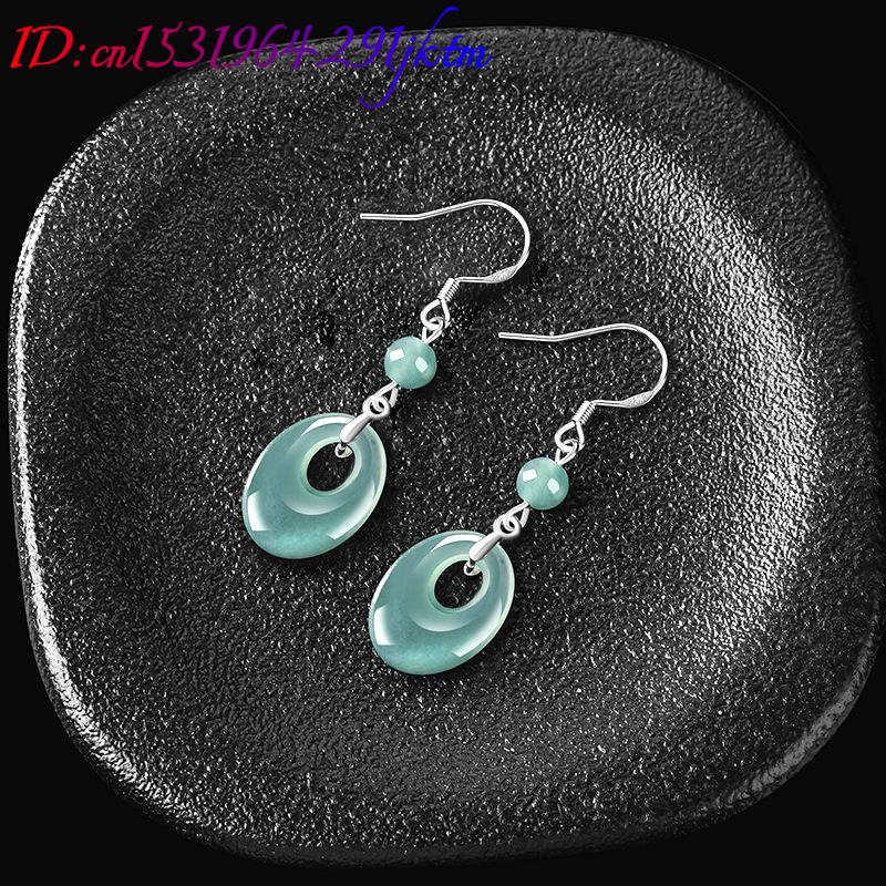 Myanmar Jadeite Yüzük Küpe 925 - Women Accessories For Gift incelemesi ve fiyatı