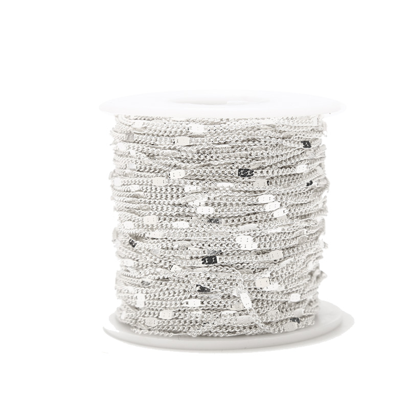 2 metre paslanmaz çelik gümüş  - Beaded Anklet Chain incelemesi ve fiyatı