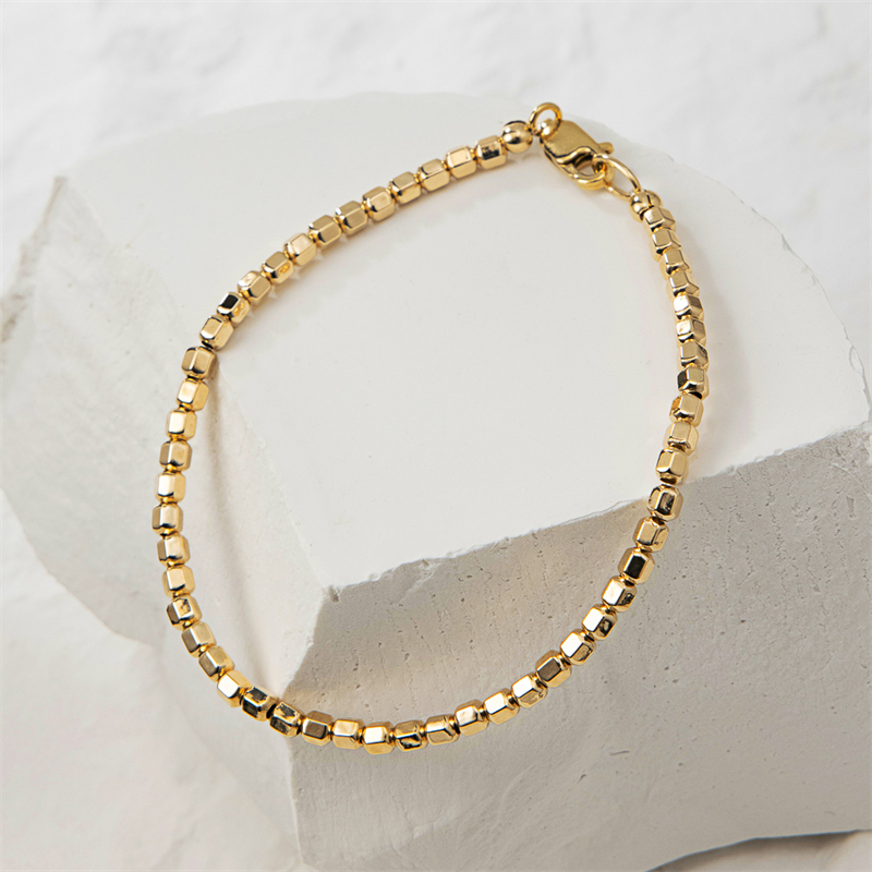 14 K Altın Dolgulu Boncuk Bile - Beaded Anklet Chain incelemesi ve fiyatı