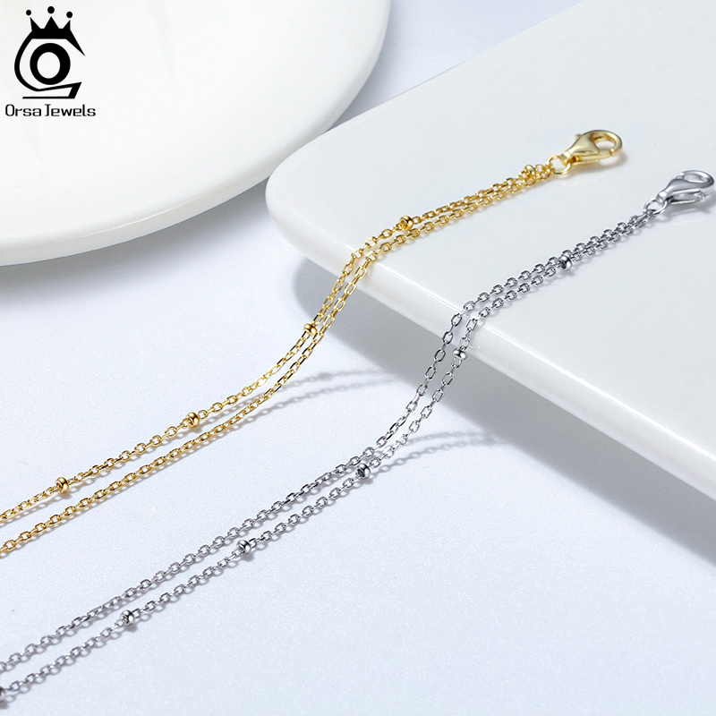 ORSA JEWELS Moda 925 Ayar Gümü - Beaded Anklet Chain incelemesi ve fiyatı