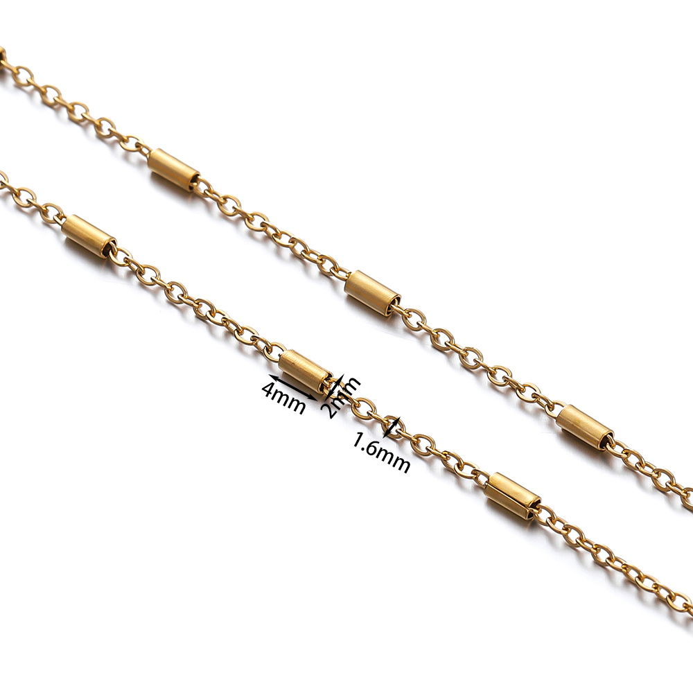 2 metre paslanmaz çelik zincir - Beaded Anklet Chain incelemesi ve fiyatı