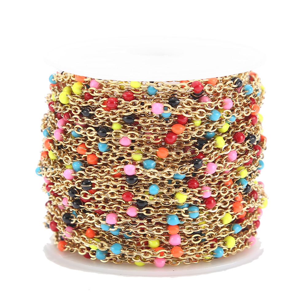2mm Genişlik 2 M Paslanmaz Çel - Beaded Anklet Chain incelemesi ve fiyatı