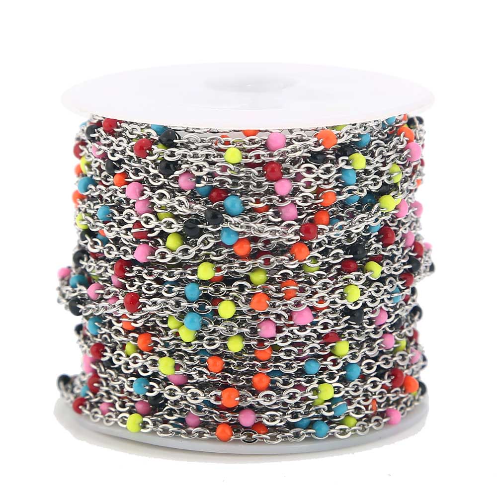 2mm Genişlik 2 M Paslanmaz Çel - Beaded Anklet Chain incelemesi ve fiyatı