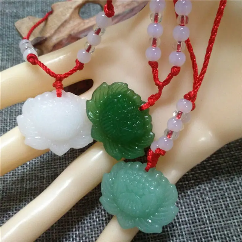 Doğal Yeşil Yeşim Taşı Lotus K - Women Accessories Trending incelemesi ve fiyatı