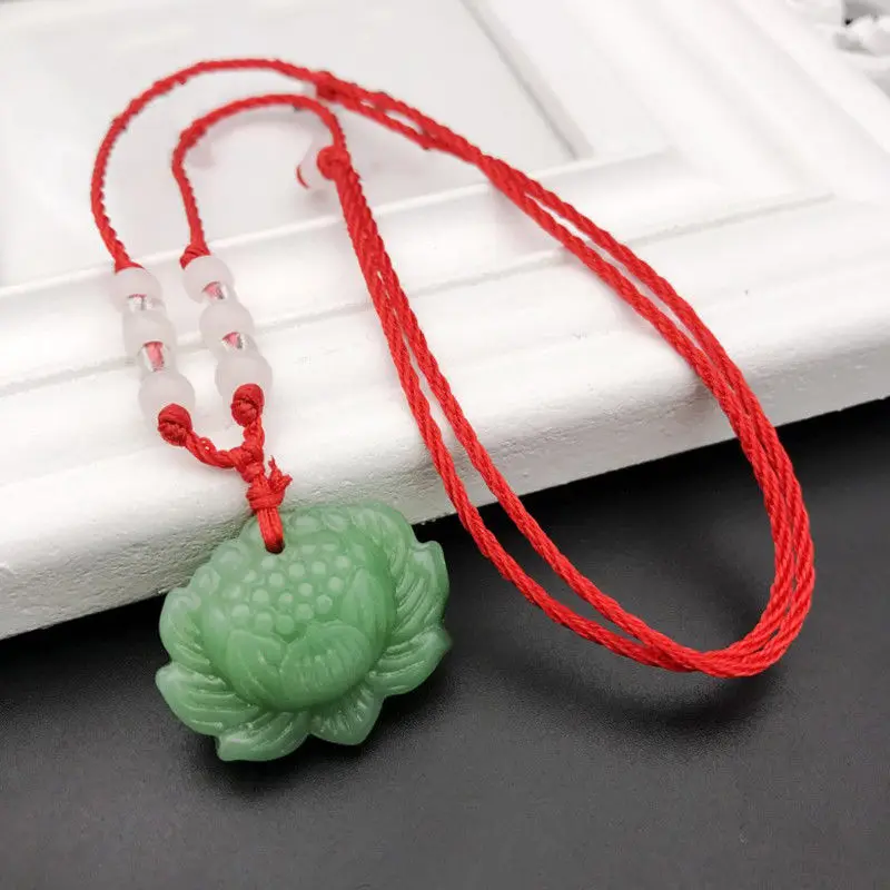 Doğal Yeşil Yeşim Taşı Lotus K - Women Accessories Trending incelemesi ve fiyatı