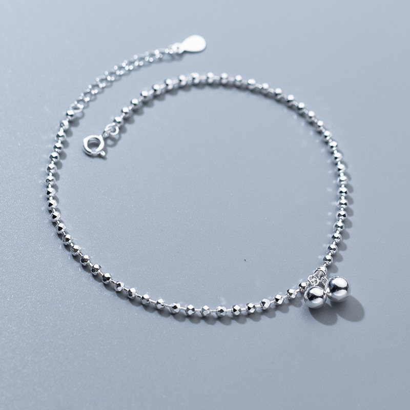 925 ayar gümüş elmas kesim yuv - Beaded Anklet Chain incelemesi ve fiyatı
