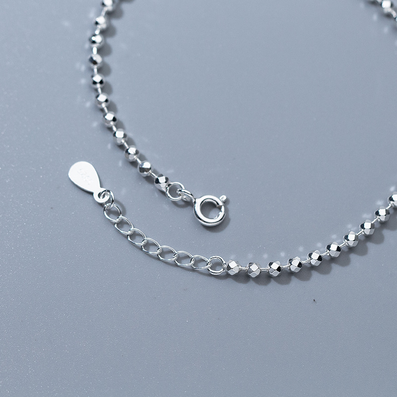 925 ayar gümüş elmas kesim yuv - Beaded Anklet Chain incelemesi ve fiyatı