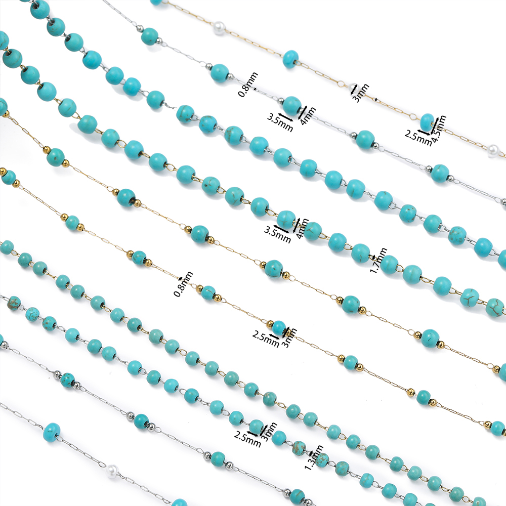 DIY için 1M paslanmaz çelik yu - Beaded Anklet Chain incelemesi ve fiyatı