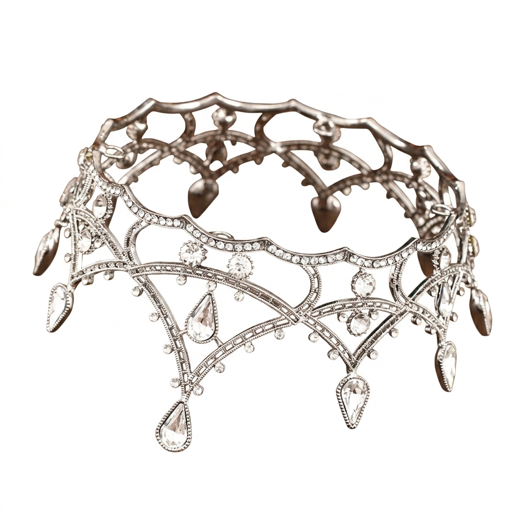 1 adet Barok Kristal Taç Zarif - Queen Accessories incelemesi ve fiyatı
