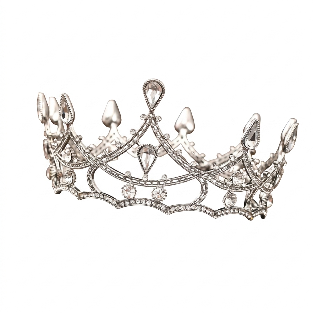 1 adet Barok Kristal Taç Zarif - Queen Accessories incelemesi ve fiyatı