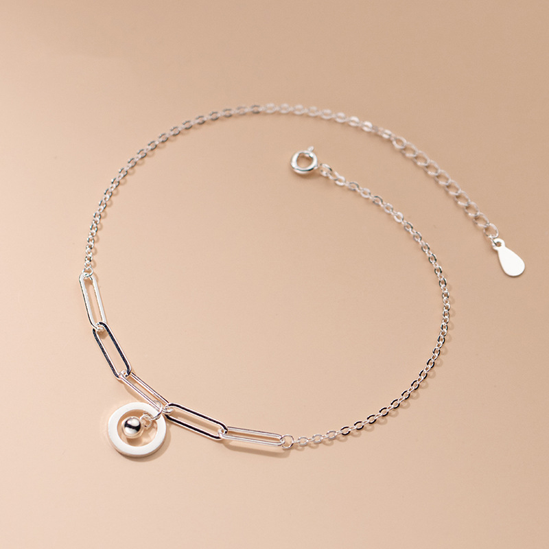 Halhal gümüş 925 moda kadın ta - Beaded Anklet Chain incelemesi ve fiyatı