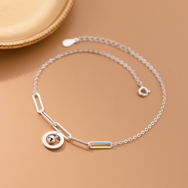 Halhal gümüş 925 moda kadın ta - Beaded Anklet Chain incelemesi ve fiyatı