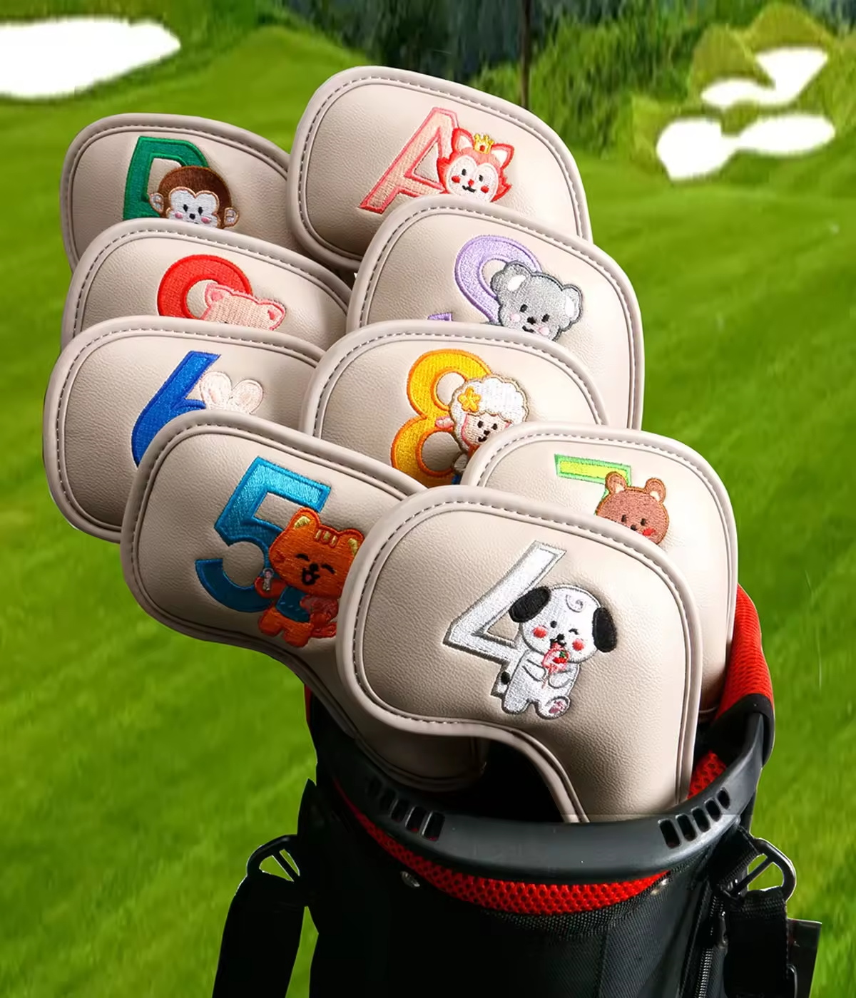9 adet sevimli karikatür hayva - Women'S Golf Accessories incelemesi ve fiyatı