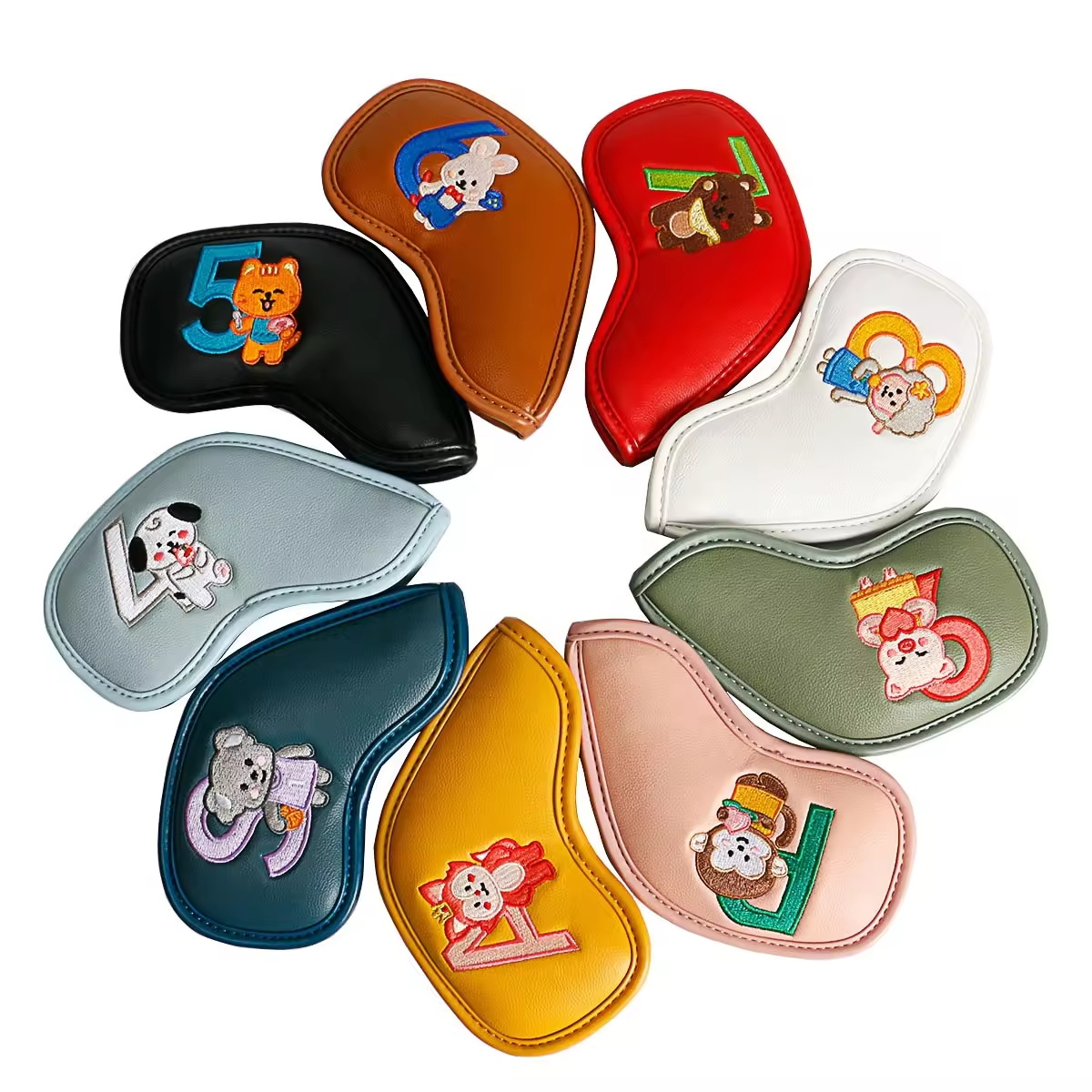 9 adet sevimli karikatür hayva - Women'S Golf Accessories incelemesi ve fiyatı
