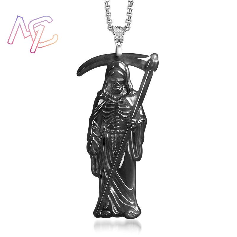 Myanmar Jadeite Grim Reaper Ko - Women Accessories For Gift incelemesi ve fiyatı