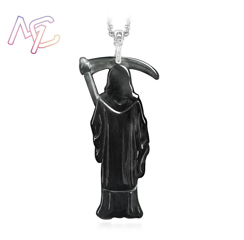 Myanmar Jadeite Grim Reaper Ko - Women Accessories For Gift incelemesi ve fiyatı